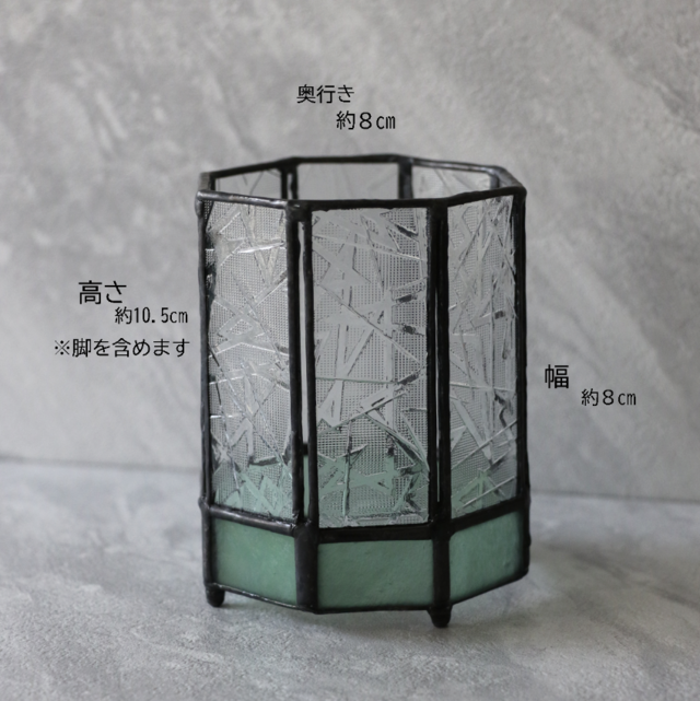 昭和硝子』キャンドルホルダー 八角 | iichi 日々の暮らしを心地よく
