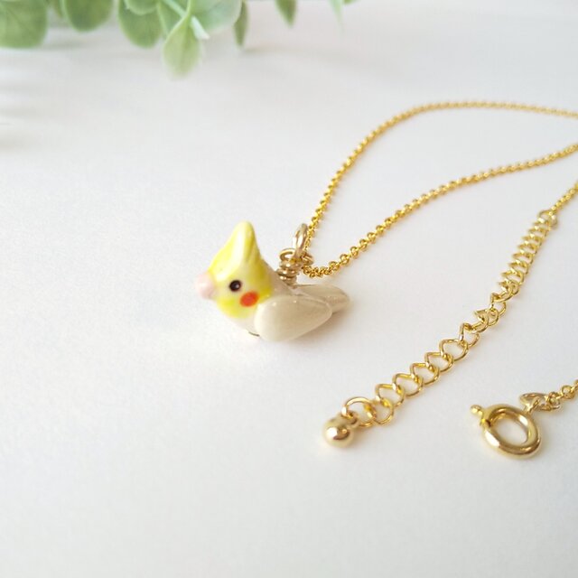 オカメインコ・ルチノーのネックレス | iichi 日々の暮らしを心地よく