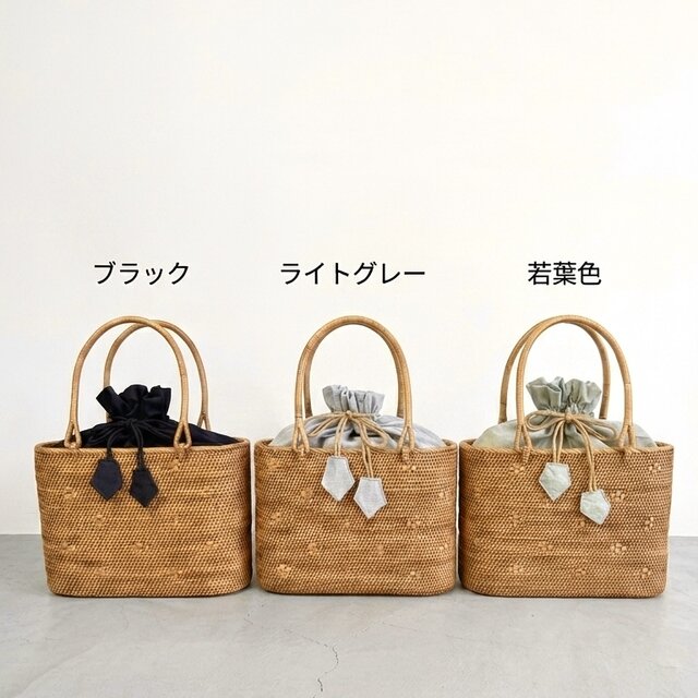 大人コーデに馴染む、小さな花柄かごバッグ♪ | iichi 日々の暮らしを