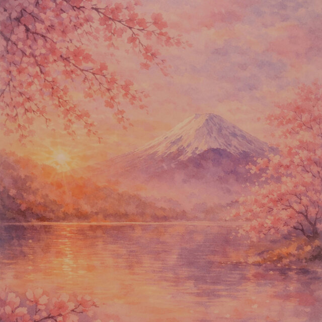 『あさの光にひたり』●がんどうあつしデジタル絵画（AI使用）●A3額付縦47㎝ あさの光にひたり』○がんどうあつしデジタル絵画（AI使用）○A3額付縦