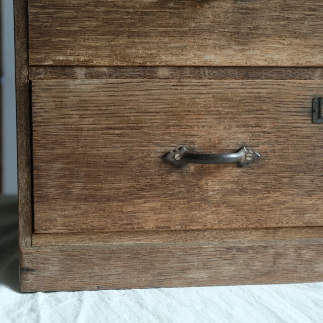 アンニュイな雰囲気◇三段引き出し棚 収納箱 antiques・骨董 レトロ