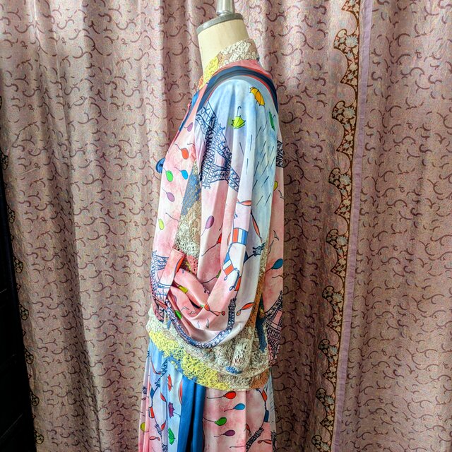 シルクブルゾン | iichi 日々の暮らしを心地よくするハンドメイドや