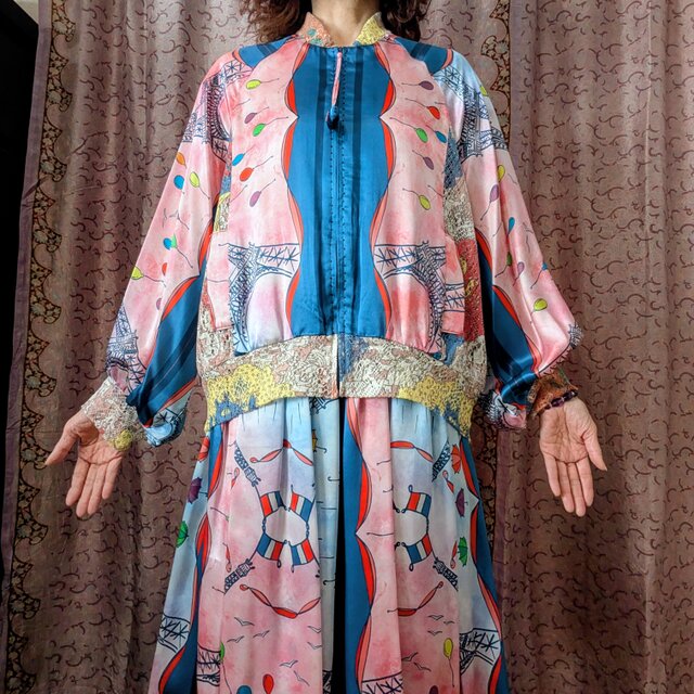 シルクブルゾン | iichi 日々の暮らしを心地よくするハンドメイドや
