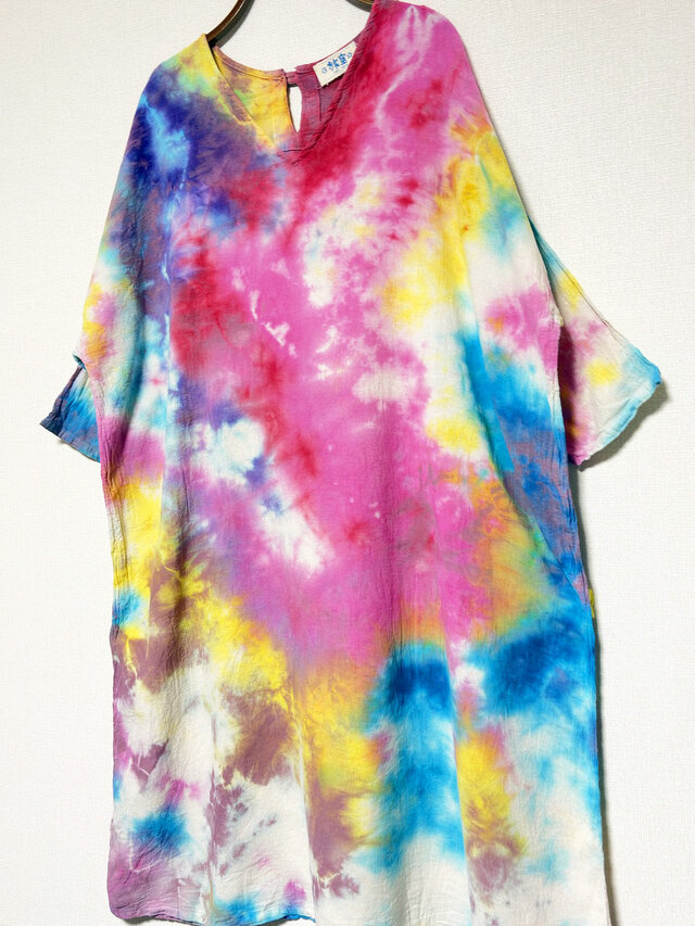 タイダイ ワンピース カラフル Hippies Dye最新作 HD25-94 | iichi