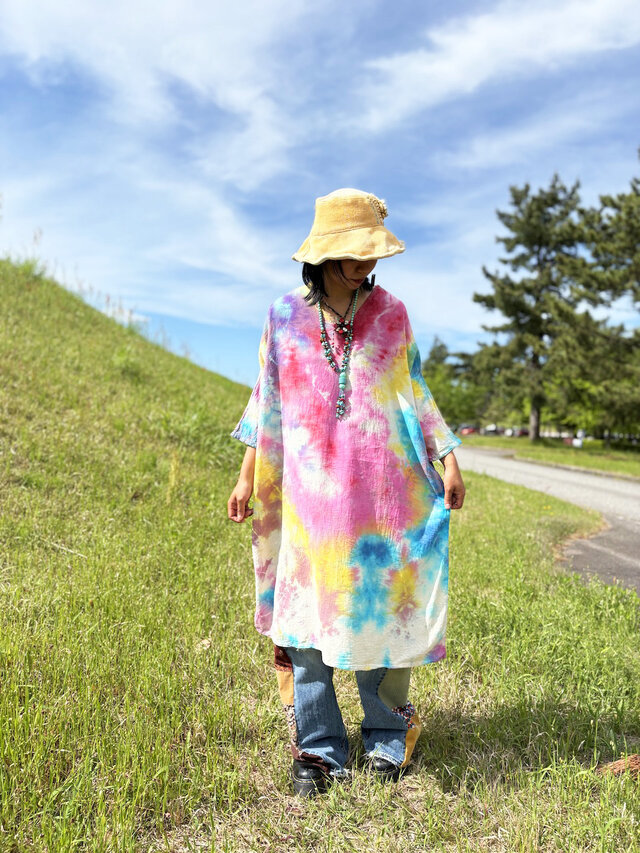 タイダイ ワンピース カラフル Hippies Dye最新作 HD25-94 | iichi