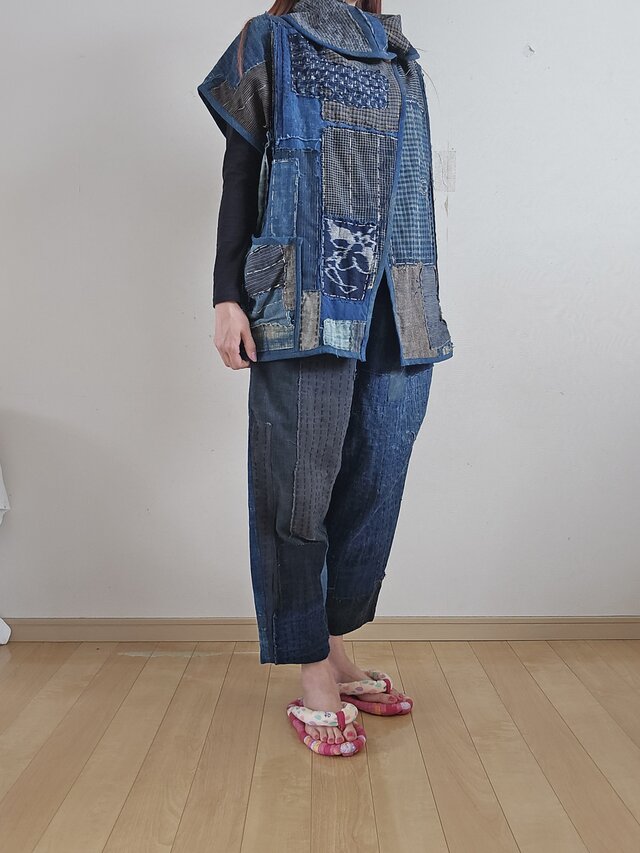 着物リメイク ハンドメイド BORO 襤褸 ジャケット | iichi 日々の