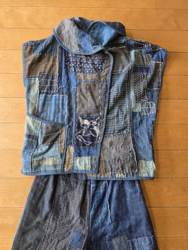 着物リメイク ハンドメイド BORO 襤褸 ジャケット | iichi 日々の