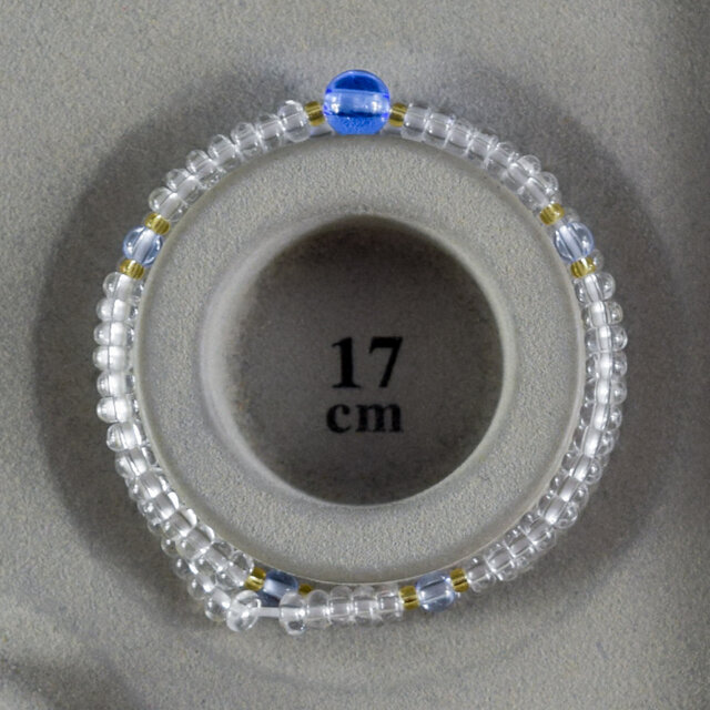 5mm 本水晶 ブルークォーツ 黄水晶 仕立て 108玉 二重巻き 数珠