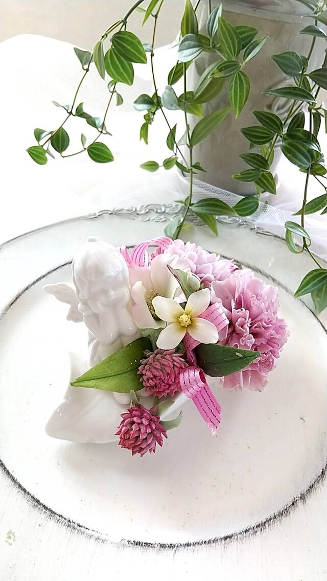☆粘土の花[お花畑に舞い降りたAngel]☆ | iichi 日々の暮らしを