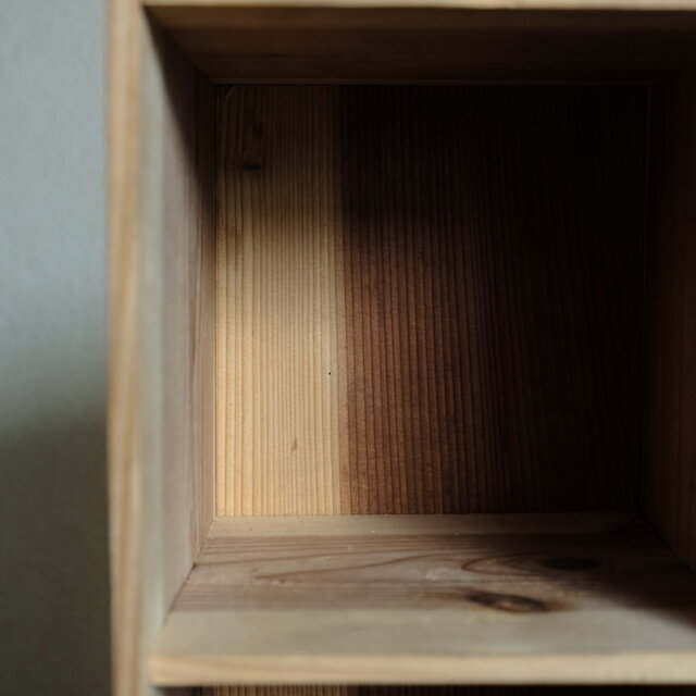 特価¥1200→¥750】古い明治期の蓋付木箱◇味のあるお品物。収納やDIY