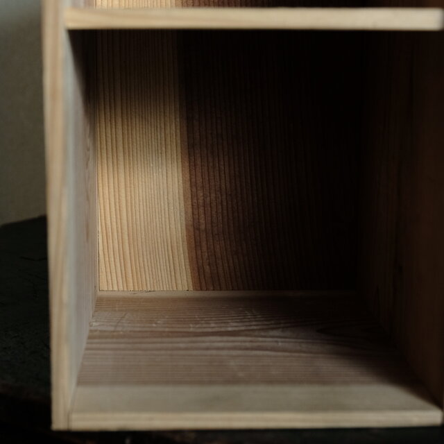 特価¥1200→¥750】古い明治期の蓋付木箱◇味のあるお品物。収納やDIY