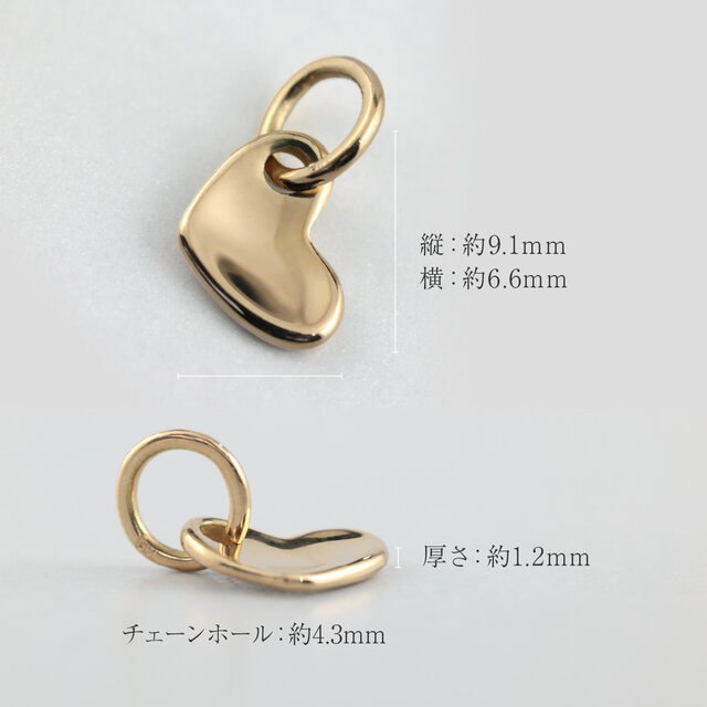 K18 ハートネックレス｜甘すぎない 大人のシンプルジュエリー トップ