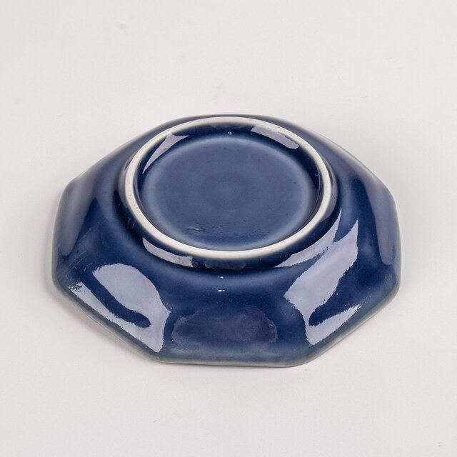 古伊万里 瑠璃釉金彩山水文 八角小皿 D108 | iichi 日々の暮らしを