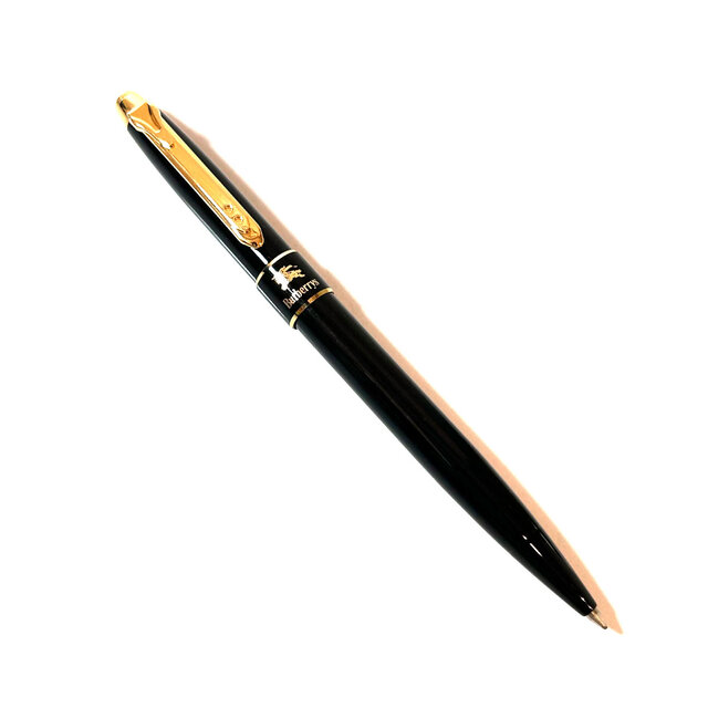 Vintage Burberry Black & Gold Ballpoint Pen | iichi 日々の暮らしを