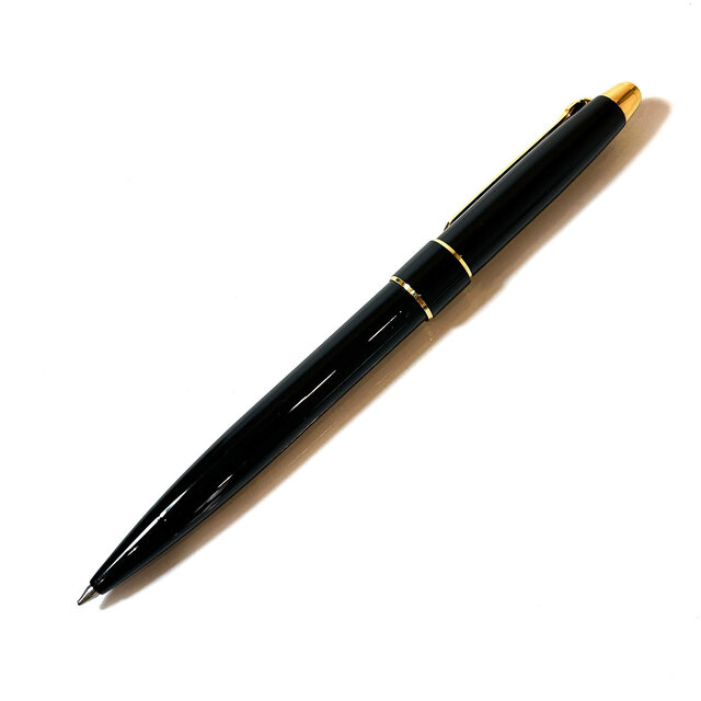 【激レア、ビンテージ】Burberry黒ボールペン Vintage Burberry Black & Gold Ballpoint Pen | iichi 日々の暮らしを
