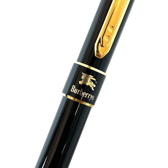 Vintage Burberry Black & Gold Ballpoint Pen | iichi 日々の暮らしを