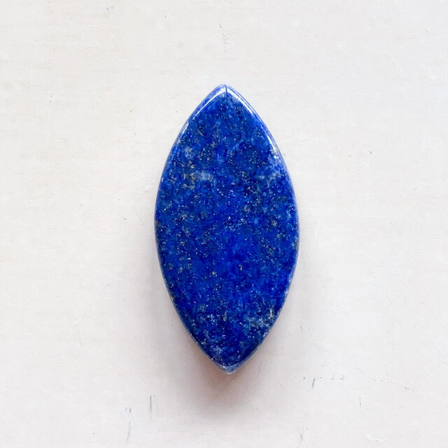 ラピスラズリ[196] 29x14mm 20Cts ルース ／天然石 ／ カボション 