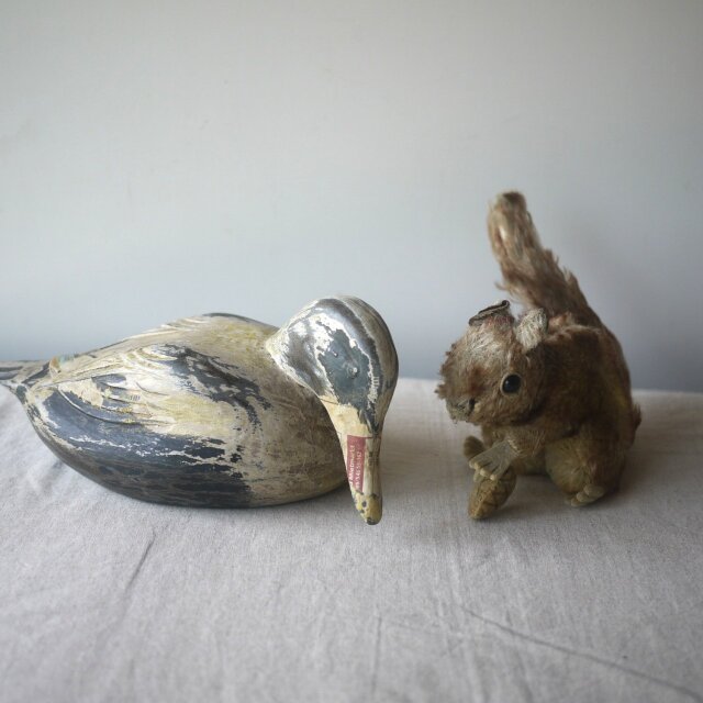 木製デコイ マガモ囮鳥 バードカービング ドイツ | iichi 日々の暮らし