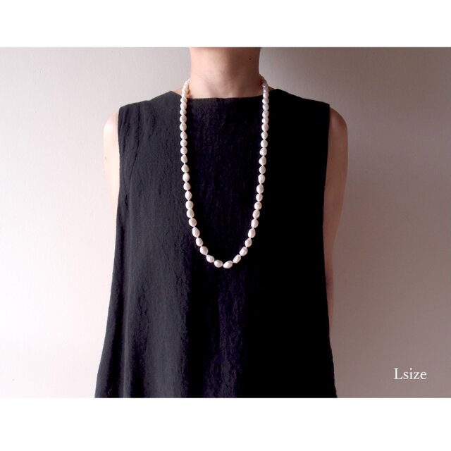 Nugget Pearl Long Necklace／ナゲットパール ロングネックレス