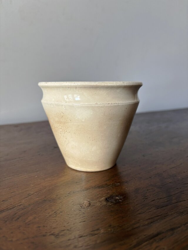 Creil & Montereau コンフィチュール ジャム ポット 白陶器 フランス
