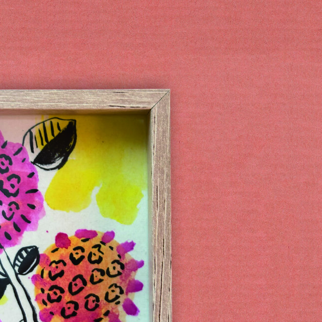 pink flower” 原画 | iichi 日々の暮らしを心地よくするハンドメイドや