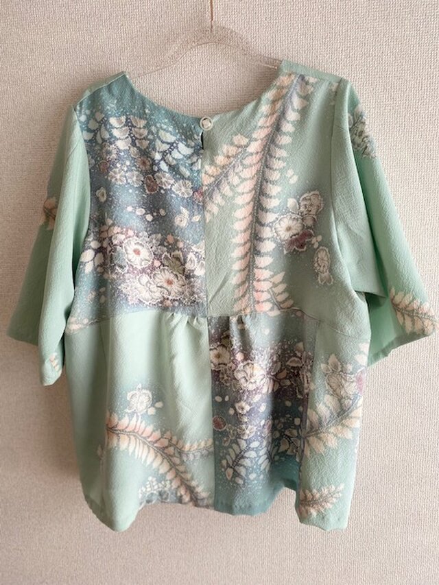 着物リメイク 辻が花チュニック | iichi 日々の暮らしを心地よくする