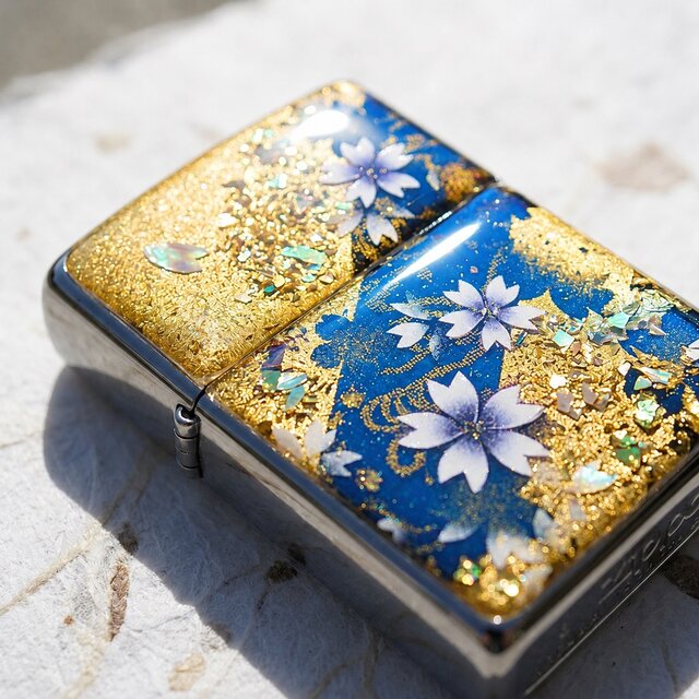 zippoケース ライター ジッポ 和柄 工芸 職人 送料無料 名入れ 桜