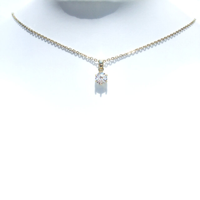 送料無料 輝き抜群 サージカルステンレス 1ct モアサナイト 一粒 