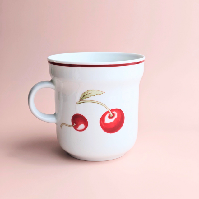 レア　リチャードジノリ　アンティコチェリー　シュガーポット　廃盤品　希少 Richard Ginori ｜ ​Buongiorno ｜ チェリー マグカップ アンティコ