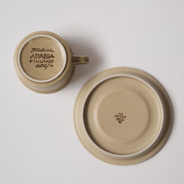 ARABIA Tunturi C&S アラビア トゥントゥリ ティーカップ＆ソーサー
