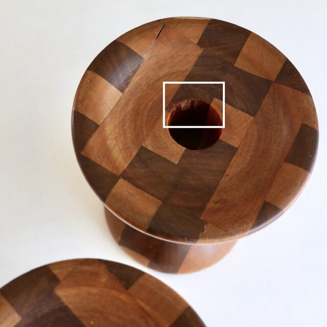 Wood Candle Holder | iichi 日々の暮らしを心地よくするハンドメイド