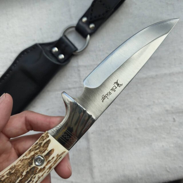 鹿の角 Elk Ridgeナイフ カスタム 鹿の角 Elk Ridgeスキナーナイフ