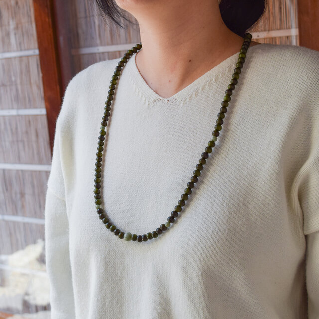 8mm 108玉 緑檀 独山玉 ブレスレット 京都 手作り 腕輪 数珠 UDA245