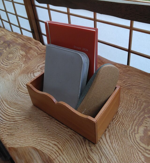 ルーシーズ バスケット 壁掛け ディスプレイ サイド ウッド ラック