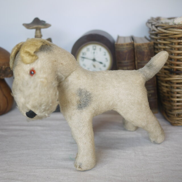 フォックス・テリア 犬のぬいぐるみ ドイツ アンティーク | iichi 日々