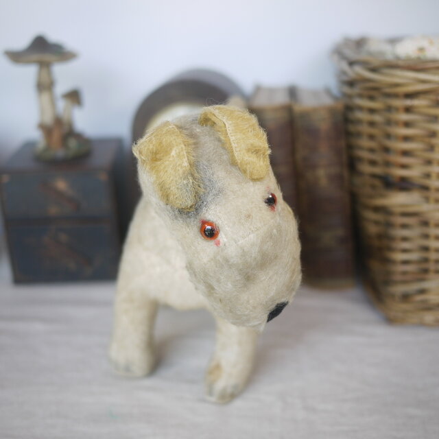 フォックス・テリア 犬のぬいぐるみ ドイツ アンティーク | iichi 日々