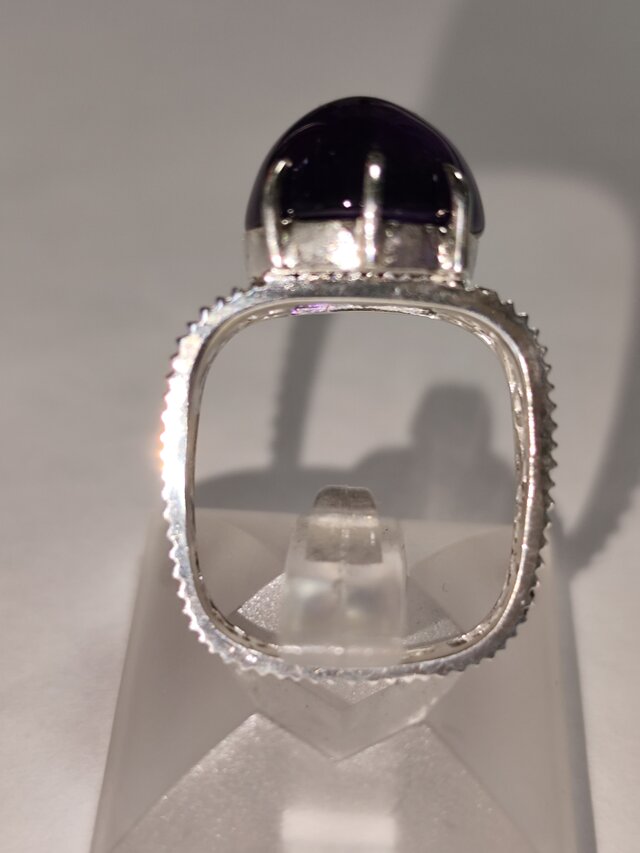 Cloche アメジスト リング アメジストリング | iichi 日々の暮らしを心地よくするハンドメイドや