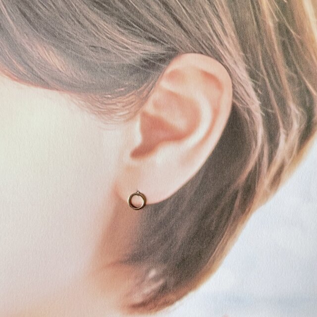hug&kiss ピアス 14kgf | iichi 日々の暮らしを心地よくする