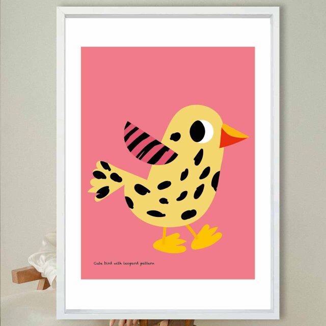 POP Bird 鳥 送料無料 sei新着作品/新着順 イラスト ポスター アート