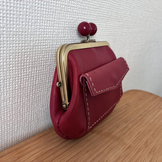ぱかっと開くとお部屋が3つの親子がまぐち♪外ポッケが付いたあめ玉