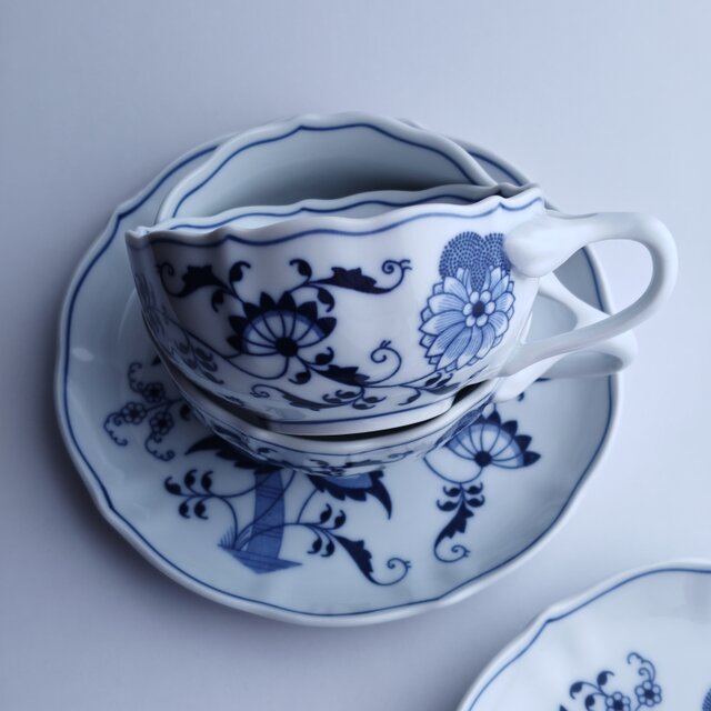 Blue Danube ブルーダニューブ　カップ&ソーサー ブルーオニオン Blue Danube ｜ ブルーダニューブ ブルーオニオン カップ＆ソーサー