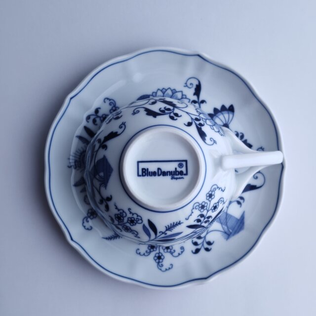 Blue Danube ブルーダニューブ　カップ&ソーサー ブルーオニオン Blue Danube ｜ ブルーダニューブ ブルーオニオン カップ＆ソーサー