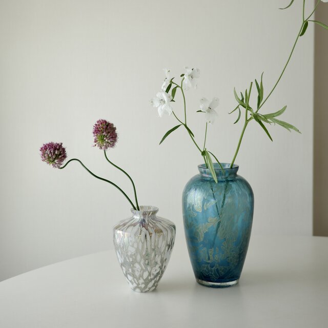  BRIERLEY ロイヤルブライアリー 花器 花瓶 Glass Vase - Royal Brierley | iichi 日々の暮らしを心地よくする