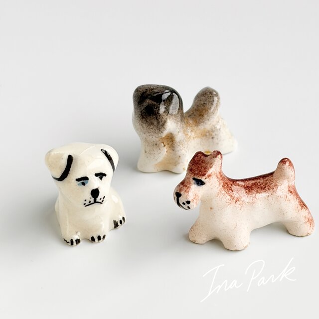 1993年のヴィンテージフェーブ 子犬のフェーヴ フランス製 ミニチュア