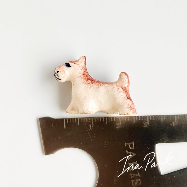 1993年のヴィンテージフェーブ 子犬のフェーヴ フランス製 ミニチュア