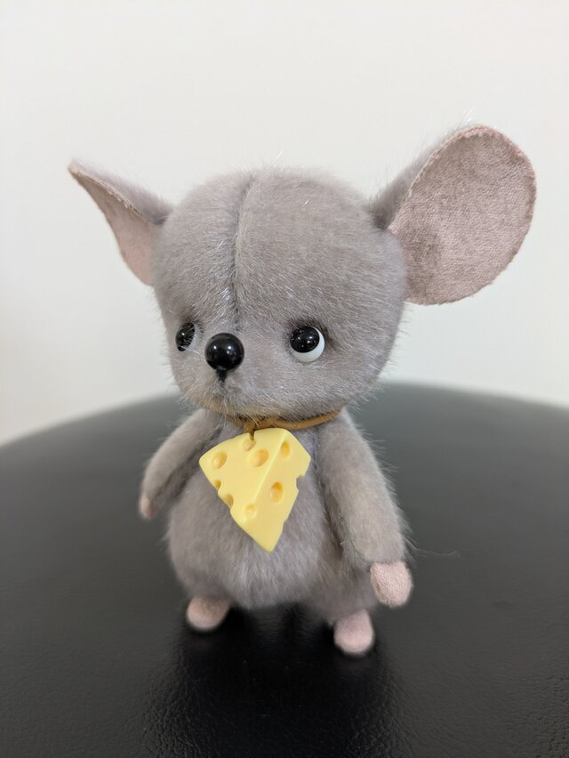 ハンドメイド☆ぬいぐるみ☆ねずみちゃんとチーズ | iichi 日々の