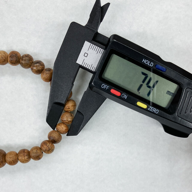1点もの］8mm 特選 沈香 ブレスレット 腕輪 桐箱付 京都手作り JK17