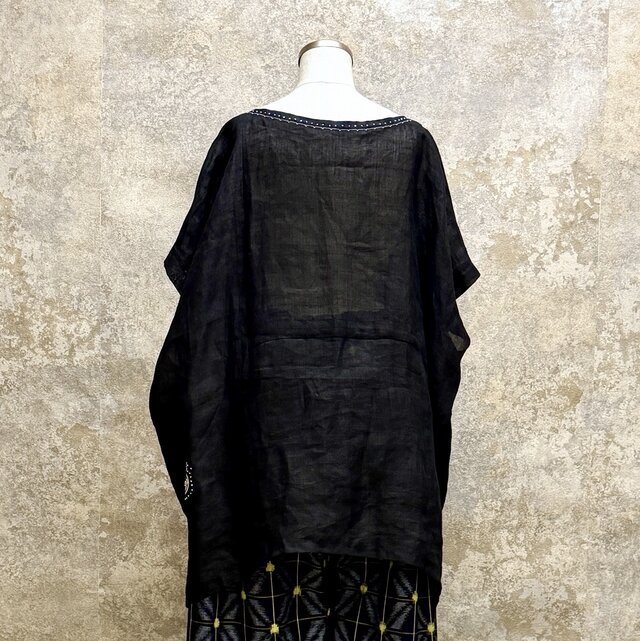 麻着物をリメイク ブラウス kato0015 / 古布 着物 着物リメイク kimono 
