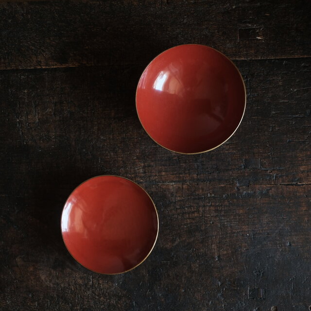 梅と鳥◇深緑で素敵。時代物 漆芸蒔絵蓋付椀 古漆器 骨董・antiques
