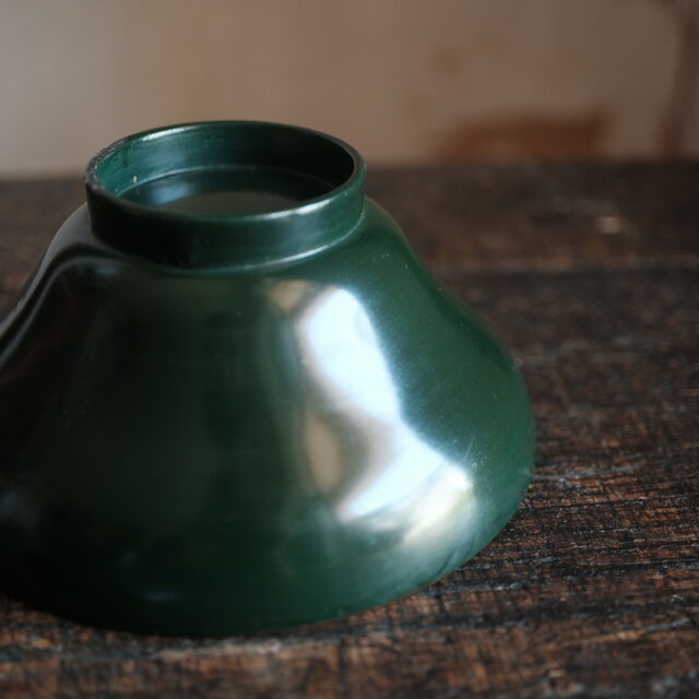 梅と鳥◇深緑で素敵。時代物 漆芸蒔絵蓋付椀 古漆器 骨董・antiques